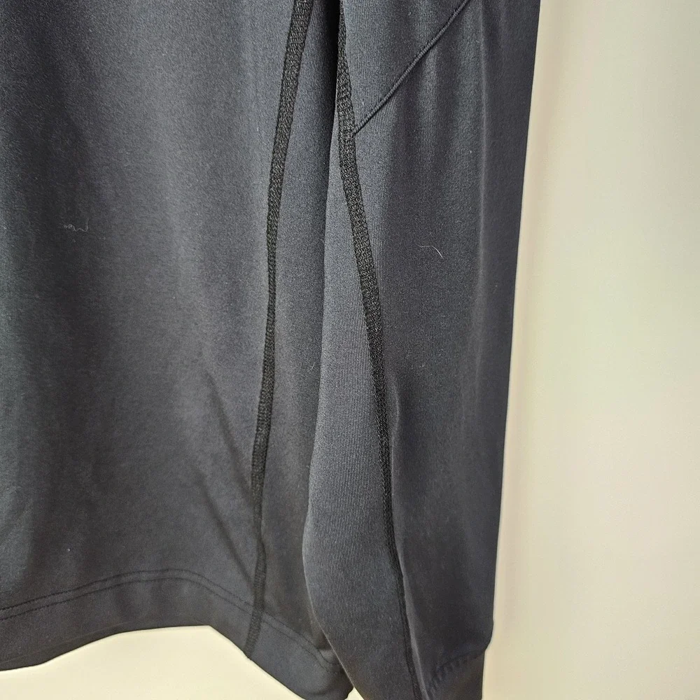 Deolax Pullover Large Mens Black Quarter‎ Zip Golf Performance Stretch Athletic